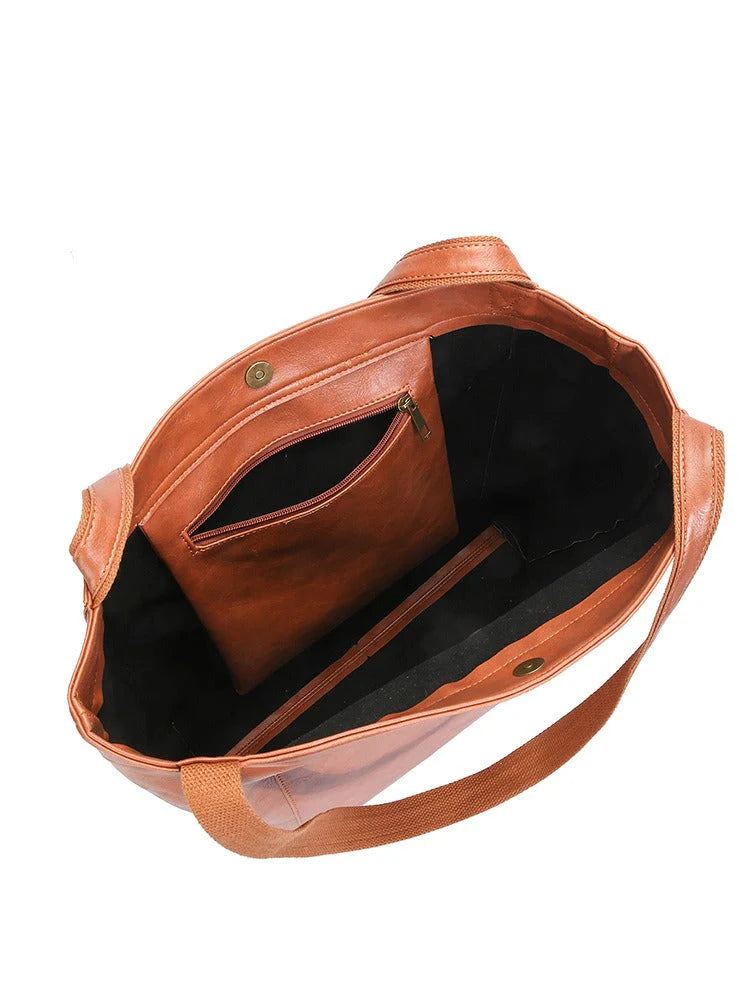 Borsa in pelle raffinata, capiente e versatile. -50 % + Spedizione gratuita